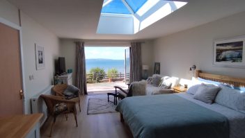 New ground floor bedroom extension with rooflight and wide opening patio doors